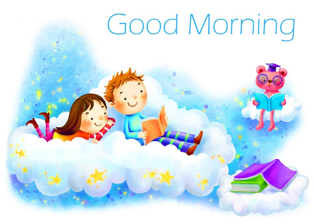 Adorable and Cute Cartoon Good Morning Image