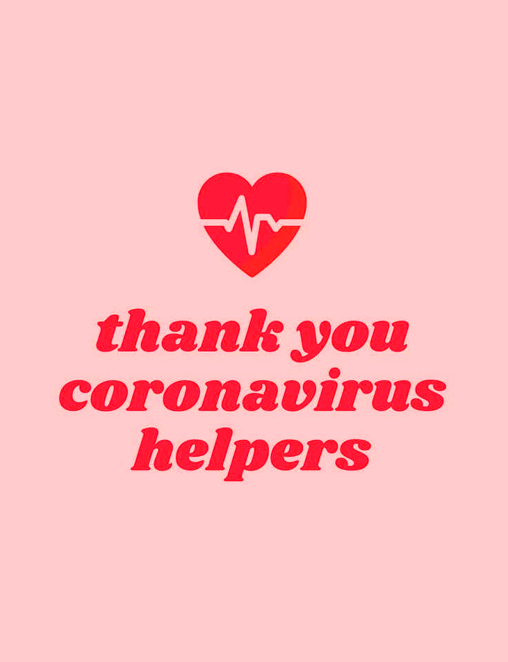 Beautiful Thank You Coronavirus Helpers Picture