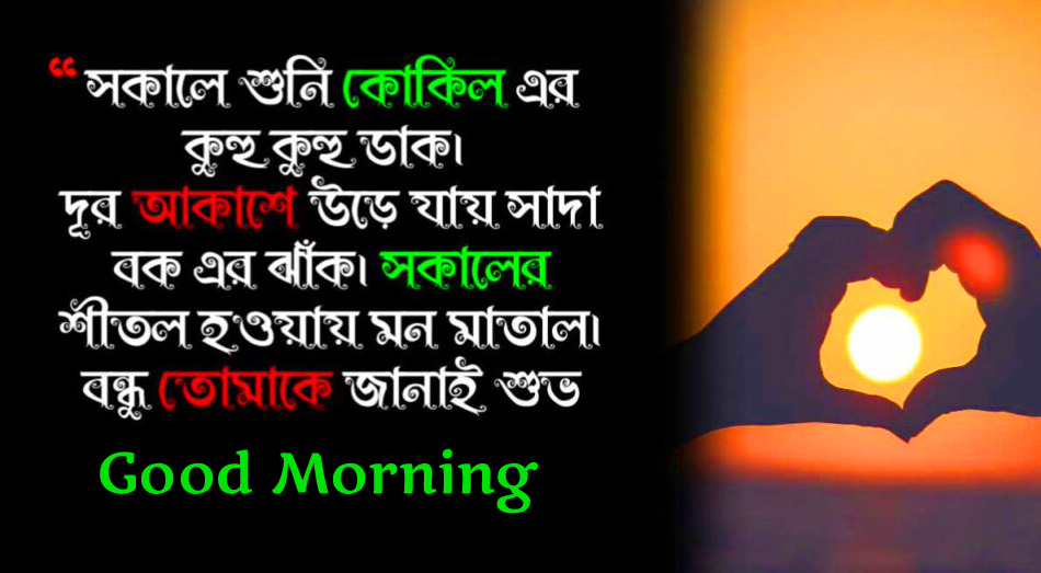 Bengali Quote HD Good Morning Photo