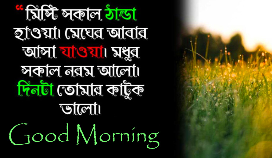 Best Bengali Quote HD Good Morning Wallpaper
