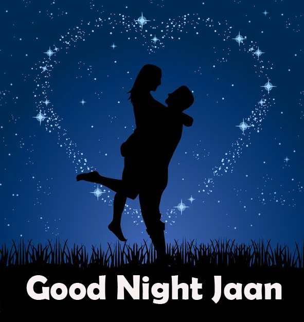 Couple-in-Night-Scenery-with-Good-Night-Jaan-Wish