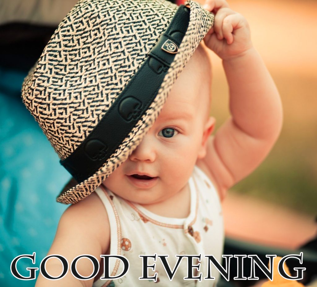 Cute-Baby-Kid-Good-Evening-Picture