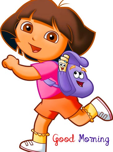 Cute Dora Cartoon Good Morning Picture