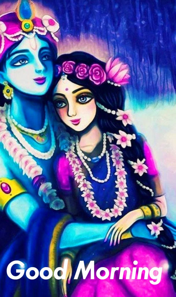 Cute-and-Adorable-Radha-Krishna-Good-Morning-Wallpaper