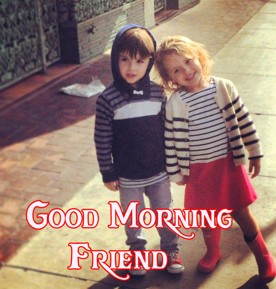 Friends-Kid-Good-Morning-Friend-Image
