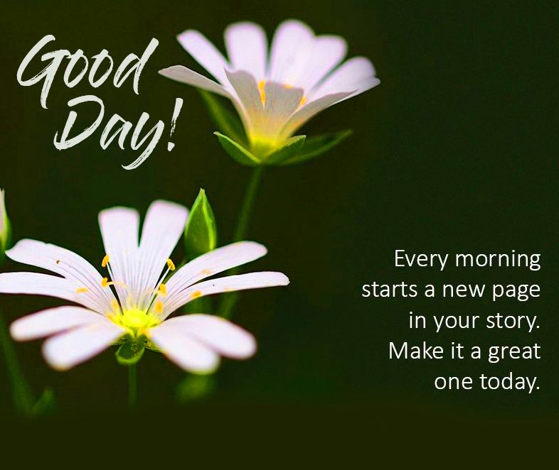 Good-Day-Wish-Quotes-with-Flowers