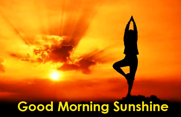 Good Morning Sunshine Wish with Yoga