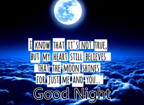 Good Night Quote in English Pic