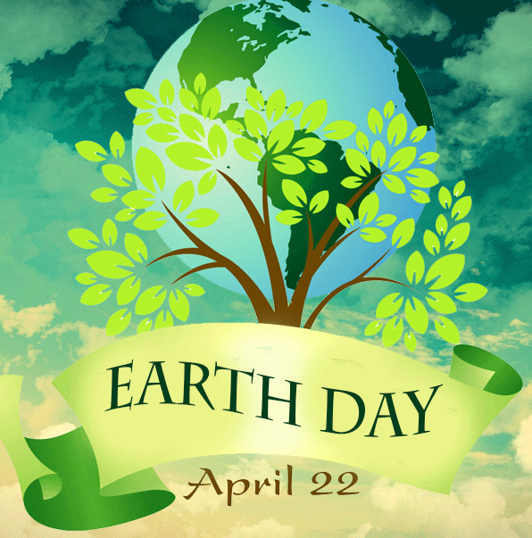 Green Trees Happy Earth Day April 22 Wallpaper