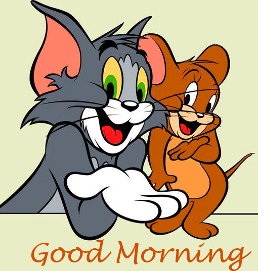 HD Cartoon Happy Good Morning Image