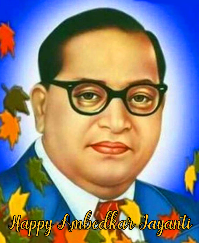 Happy Ambedkar Jayanti Blue Picture