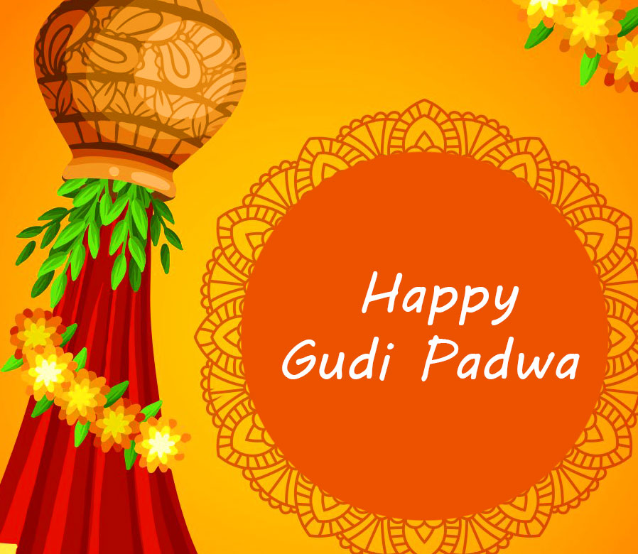 Happy Gudi Padwa Beautiful Image HD