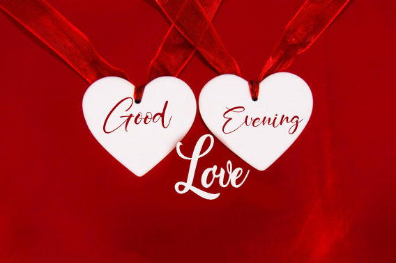 Hearts-with-Good-Evening-Love-Wish