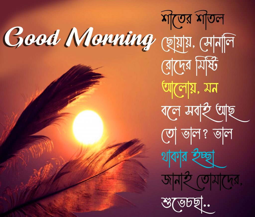Latest Bengali Quote Good Morning Pic