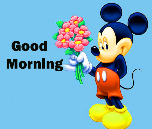 Latest Mickey Mouse Cartoon Good Morning Photo