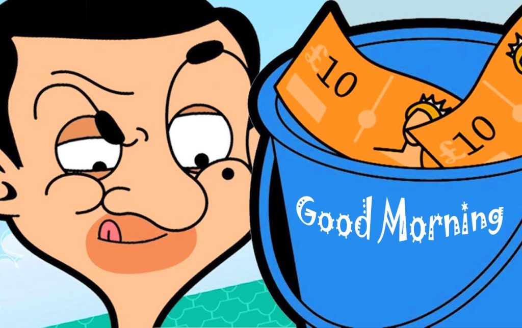 Latest Mr. Bean Cartoon Good Morning Image