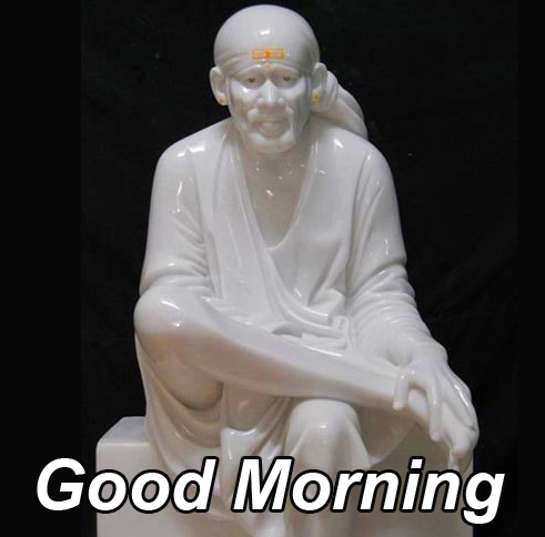 Marble-Sai-Baba-Good-Morning-Image-and-Pic