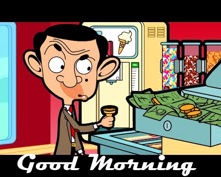 Mr. Bean Cartoon Good Morning Wallpaper