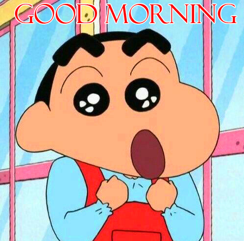 Shin Chan Cartoon Good Morning Image