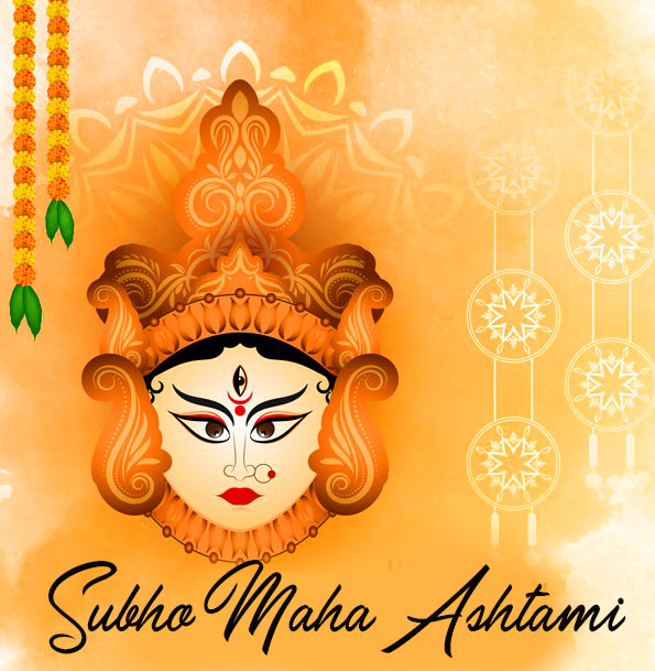 Subho Maha Ashtami Images in Bengali