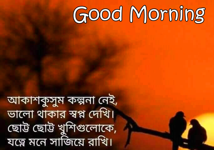 Sunrise Love Bengali Quote Good Morning Image