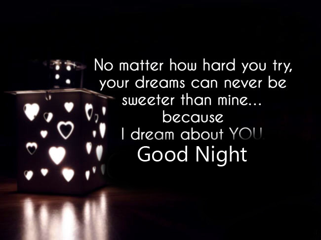 Sweet Good Night Message in English