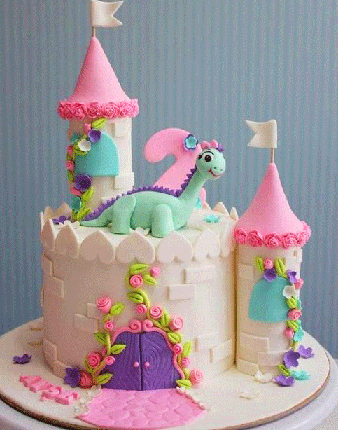 1st Birthday Cake for Baby Girl