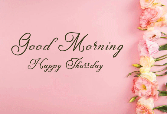 Best Flowers Good Morning Happy Thursday Wallpaper HD