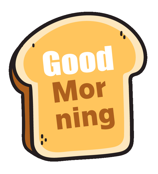 Bread Good Morning Sticker Pic