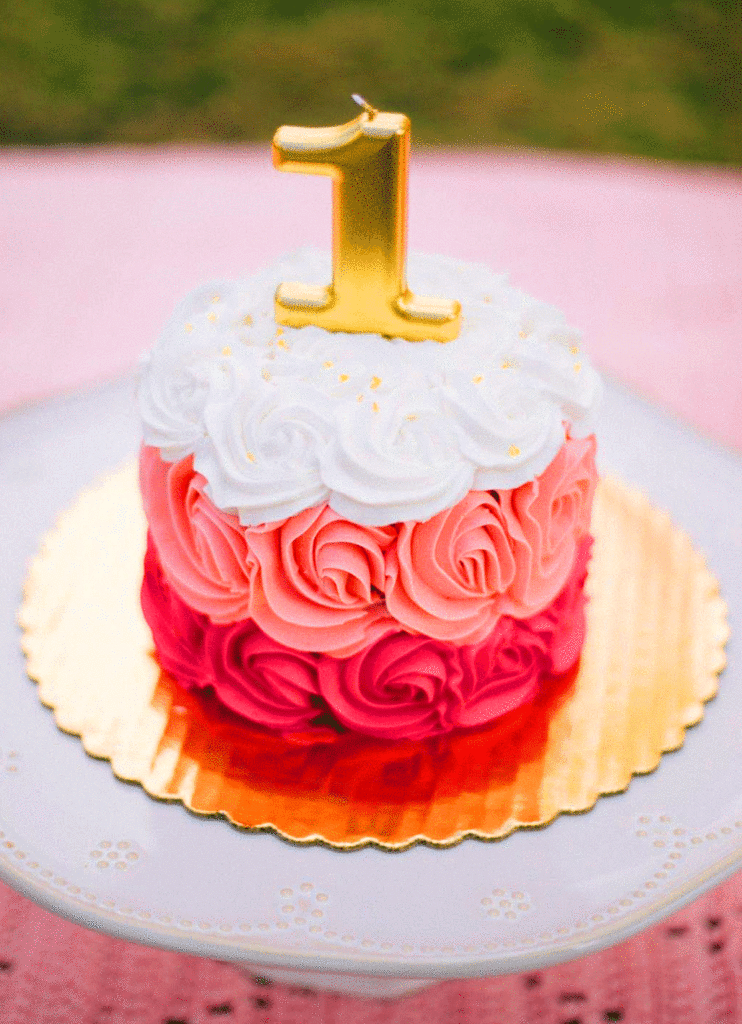 Cake for 1 Year Girl