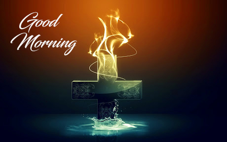 Christian Cross Good Morning Wallpaper