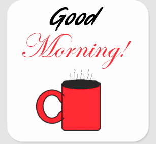 Coffee Good Morning Sticker