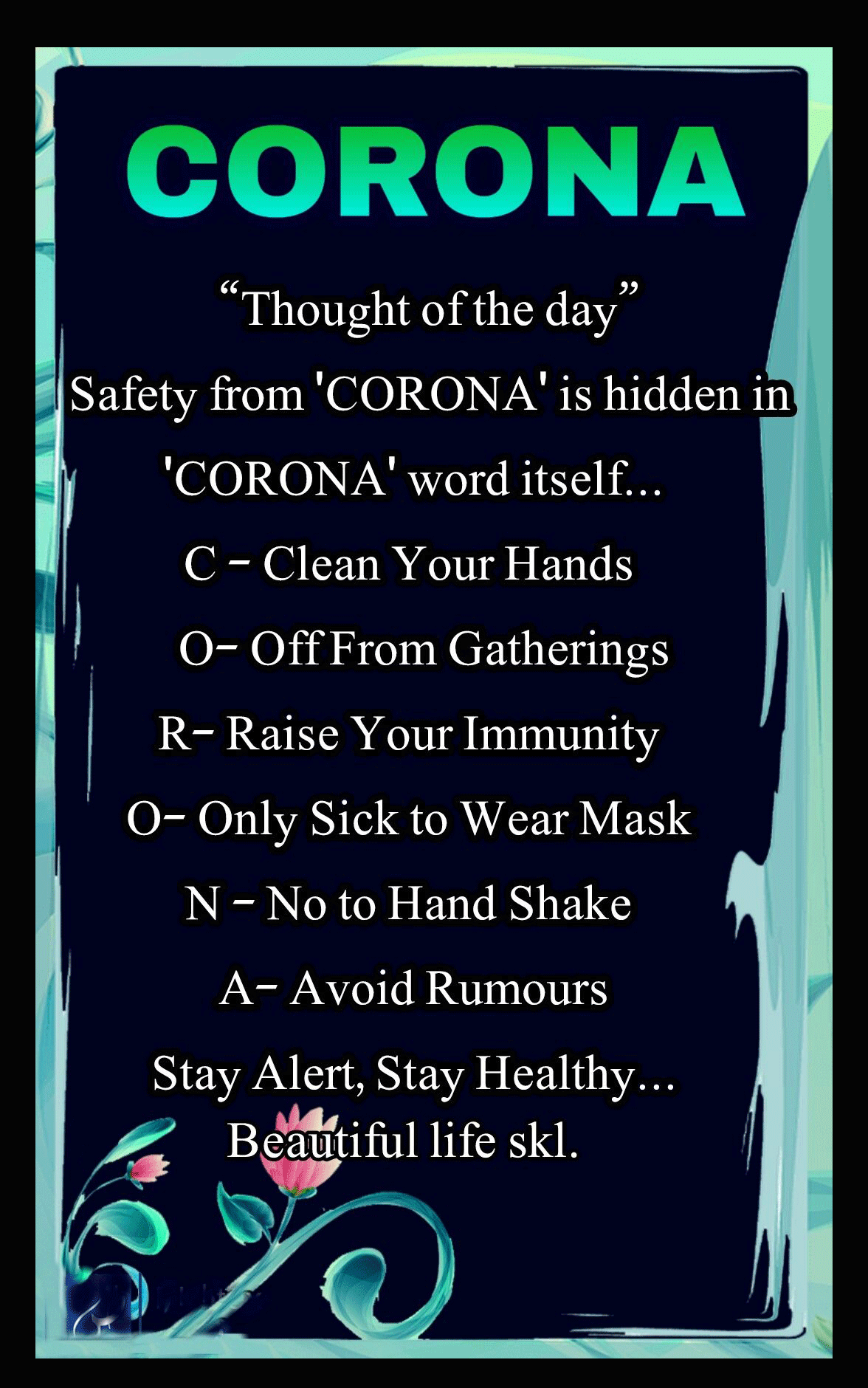 Corona Meaning with Safety Tips
