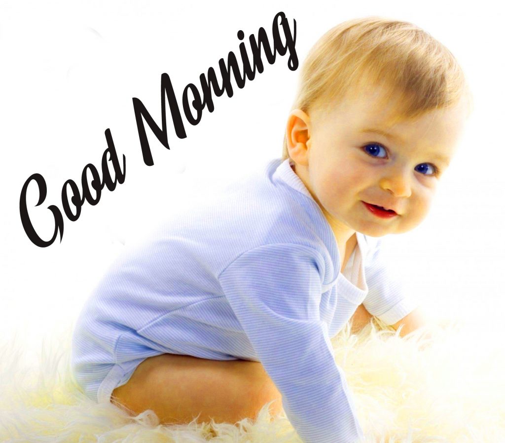 Cute Baby Good Morning Image