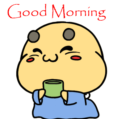 Cute Good Morning Japanese Sticker