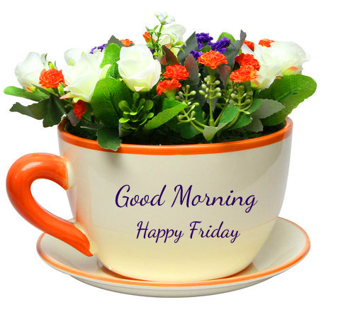 Flowers-Cup-Good-Morning-Happy-Friday-Image