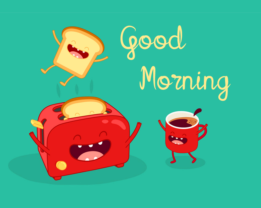 Funny Breakfast Good Morning Sticker