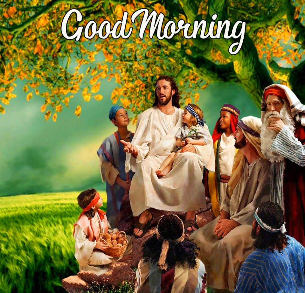 Good Morning Jesus HD Wallpaper