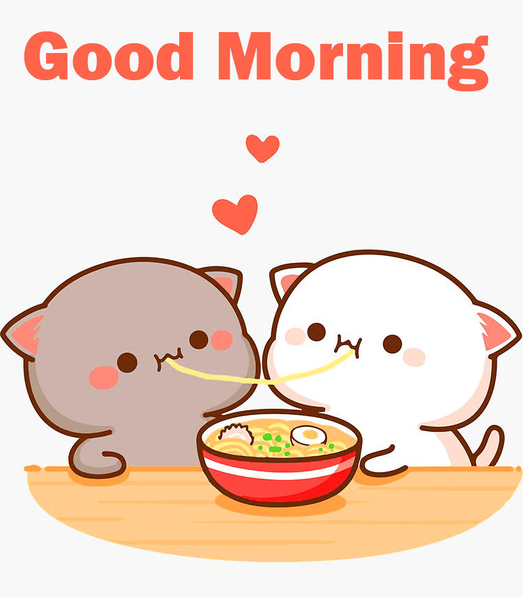 Good Morning Kawaii Sticker