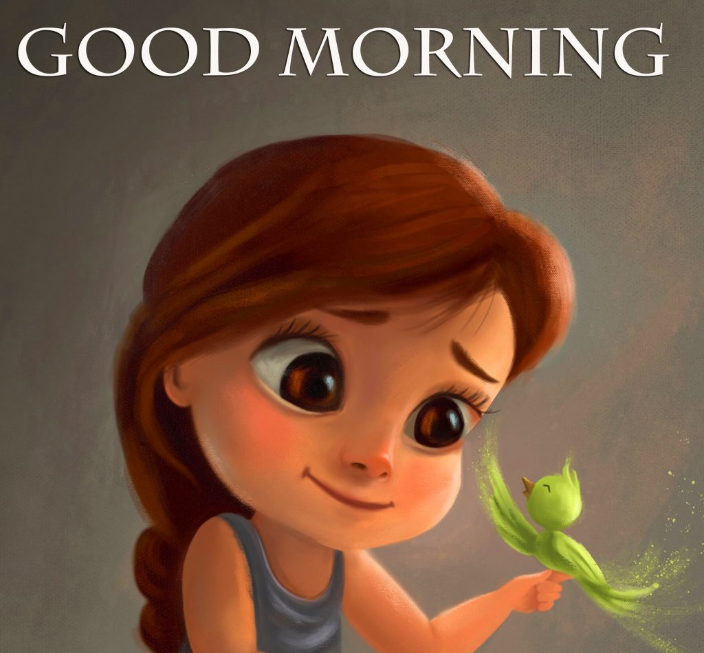 Good Morning Lovely and Sweet Girl Animated Picture