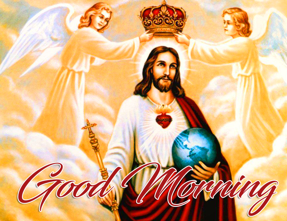 Good Morning Sacred Jesus Christ Wallpaper