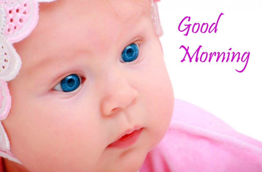 Good Morning Wish with Baby