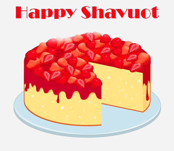 Happy Shavuot Cake Image and Pic