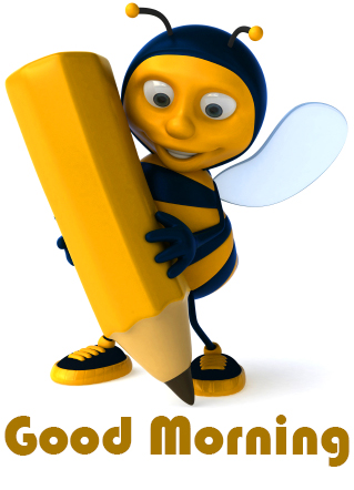 Honey Bee Animated Good Morning Image