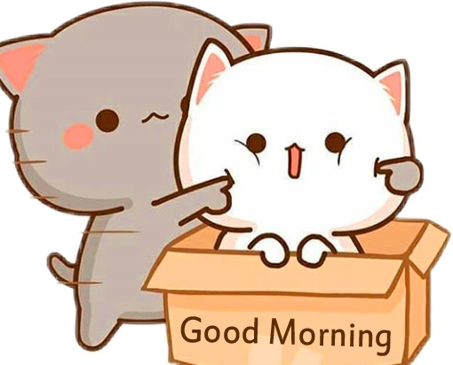 Kawaii Sticker Good Morning
