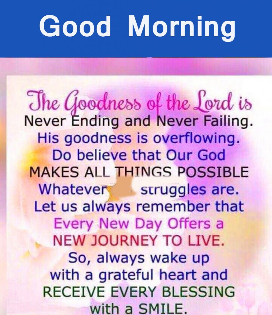 Lord Blessing Good Morning Image