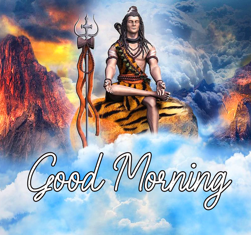Meditating Mahadev Good Morning Image