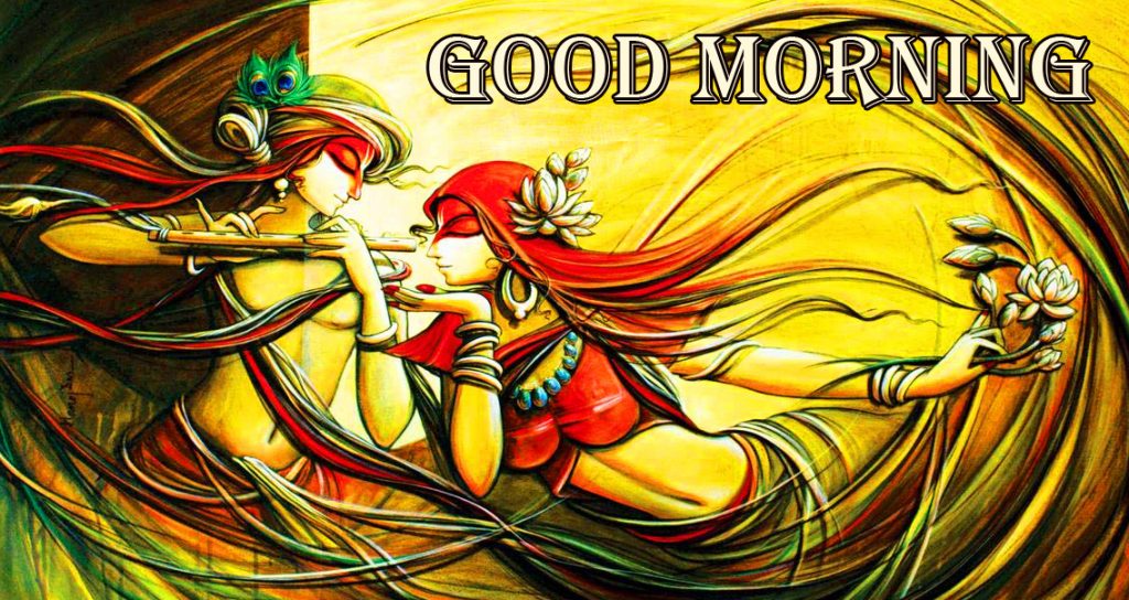 Sweet-Radha-Krishna-Good-Morning-Wallpaper