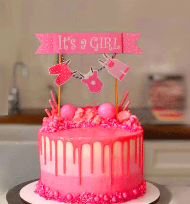Unique Birthday Cake for Baby Girl