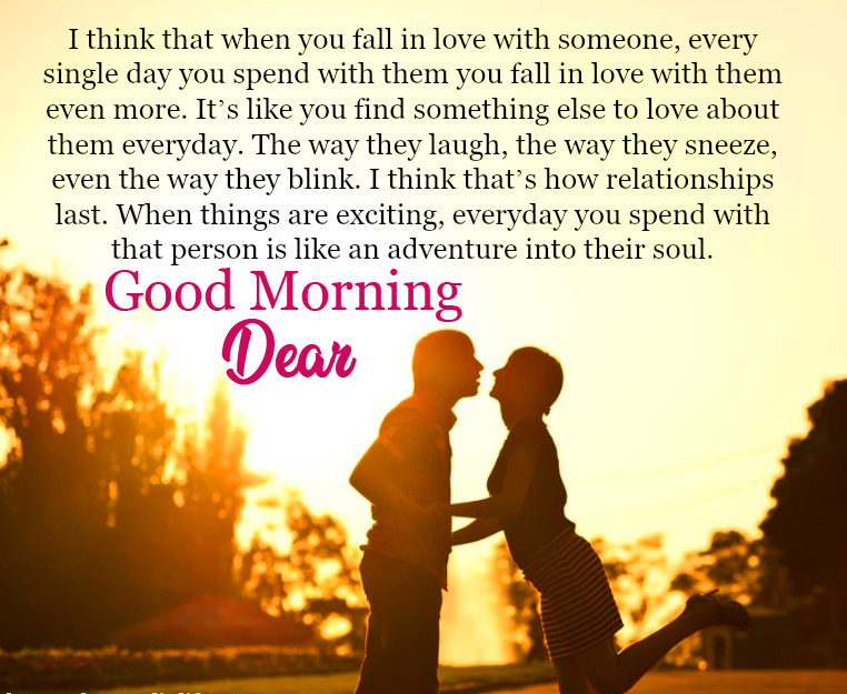 Good Morning Dear with Couple Quotes